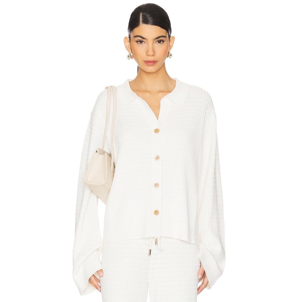 Like new Sancia The Oriane Knit Shirt in Creme